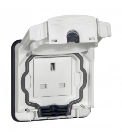 Legrand Plexo IP66 Weatherproof 1-gang unswitched - 13A 250V Socket outlet