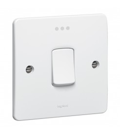 Legrand Synergy Double Pole 45A 1 Gang Switch 1-Way