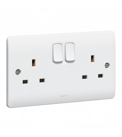 Legrand Synergy 13A switched Power Socket 2 gang
