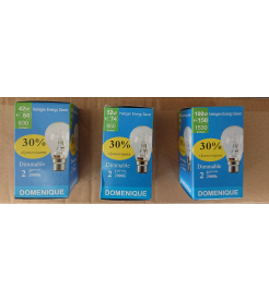 HALOGEN LAMP A60 B22 42-100W 240V WARM WHITE DOMENIQUE