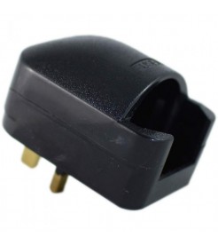 Converter Plug Adaptor From Round EU 2Pin to BS 3Pin