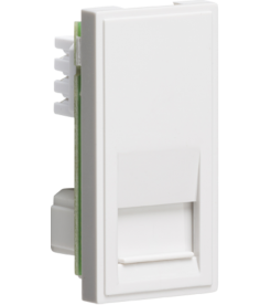 Knightsbridge Curved edge 1G Modular Telephone Secondary Outlet (non-grid)