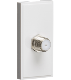 Knightsbridge Curved edge 1G Modular Satelite TV Outlet (non-grid)