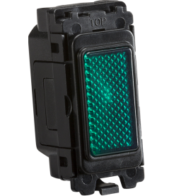 Knightsbridge Curved Edge Modular Grid indicator module - green
