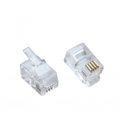 Plug for phone headset RJ9 4pin