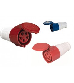 Industrial Sockets Female for extension 6H 16A
