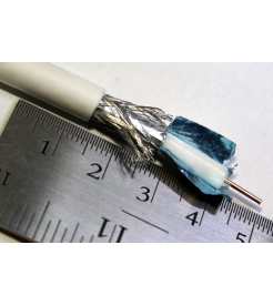 Coaxial cable RG58 for TV antenna (thin)