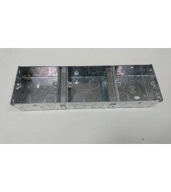 Flush Split 1G+1G+1G Metal Installation Box LE SERVO